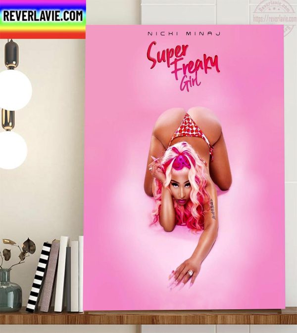 Nicki Minaj Super Freak Girl Home Decor Poster Canvas