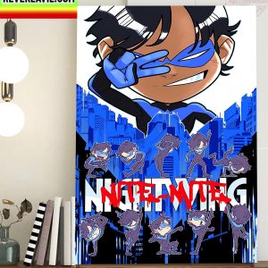 Nightwing 98 Cover Nite Mite Home Decor Poster Canvas