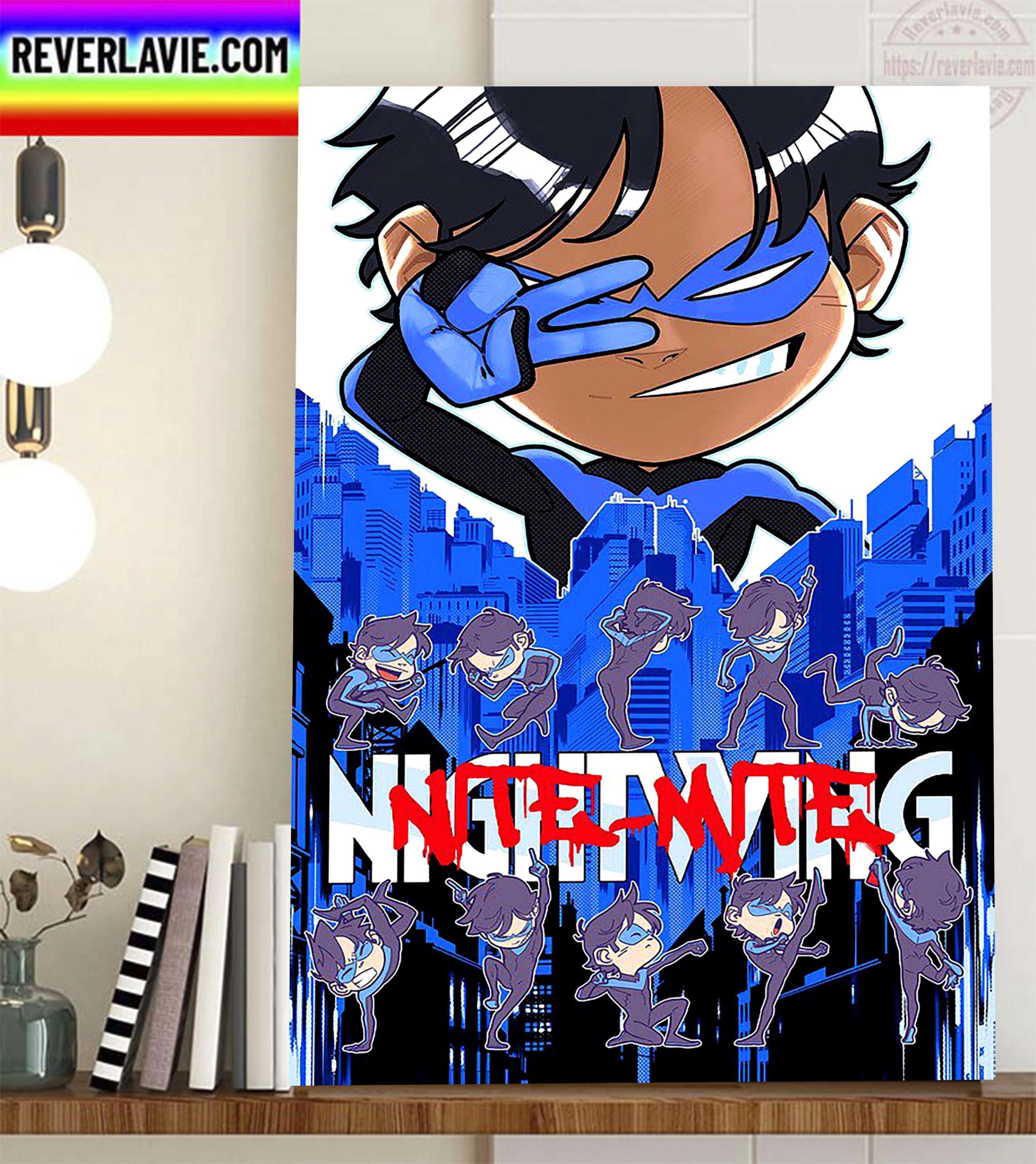 Nightwing 98 Cover Nite Mite Home Decor Poster Canvas Nightwing 98 Cover Nite Mite Home Decor Poster Canvas