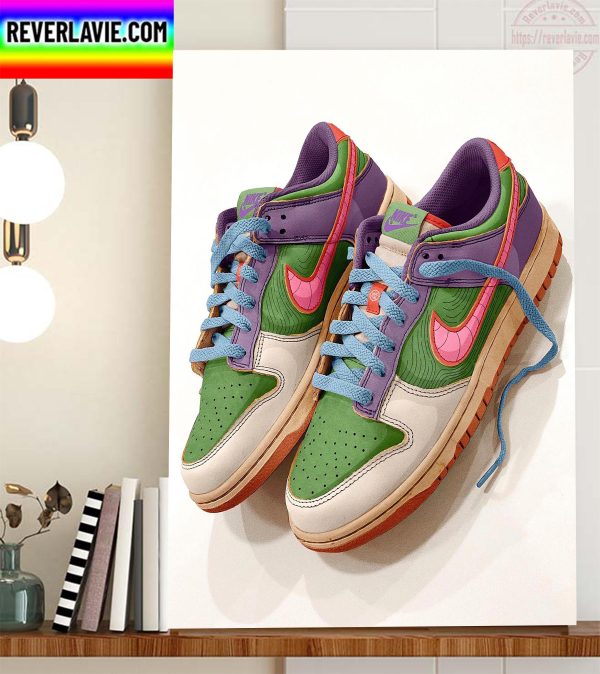 Nike Dunk Low Piccolo Concepts Home Decor Poster Canvas