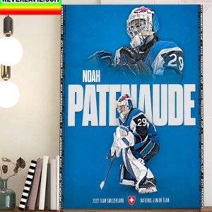 Noah Patenaude 2022 Team Switzerland x National Junior Team Home Decor Poster Canvas