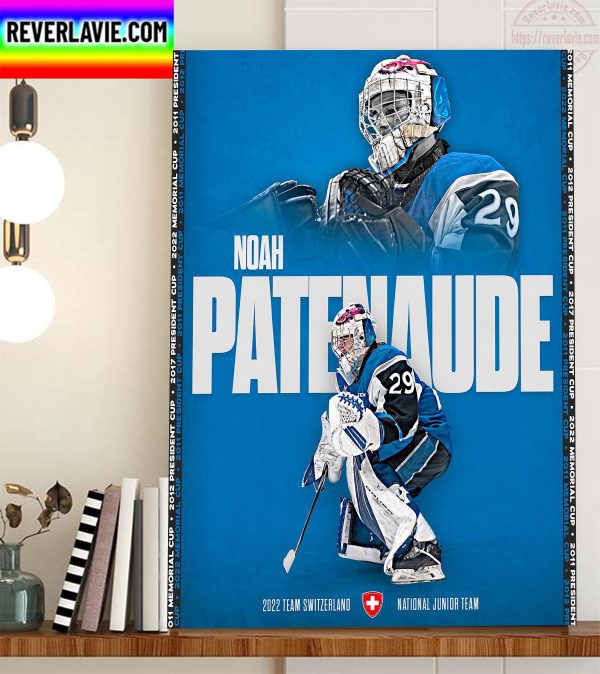 Noah Patenaude 2022 Team Switzerland x National Junior Team Home Decor Poster Canvas