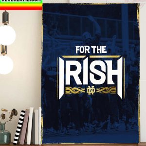 Notre Dame Baseball For The Irish Home Decor Poster Canvas