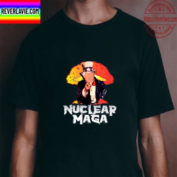 Nuclear Maga Fire Mushroom x Donald Trump Unisex T-Shirt
