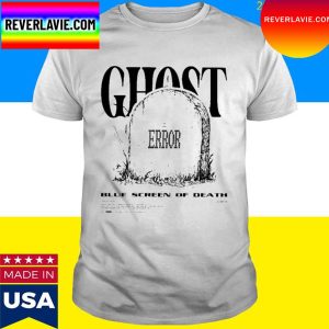 Official Ghost Error Blue Screen Of Death T-Shirt