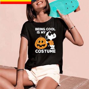Official Snoopy Dog Halloween Pumpkins Being Cool is my Costume 2022 T-Shirt