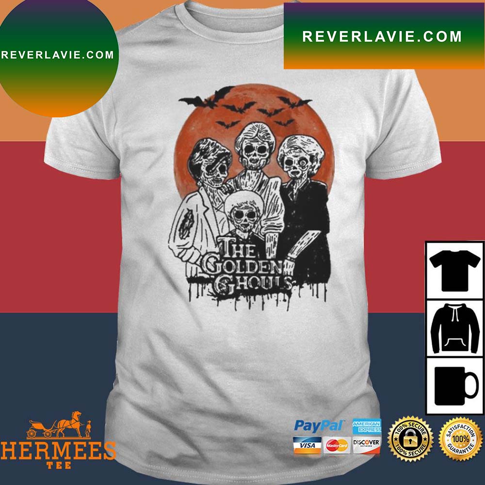 Official The Golden Girl Ghouls Skull Happy Halloween T-Shirt Official The Golden Girl Ghouls Skull Happy Halloween T-Shirt