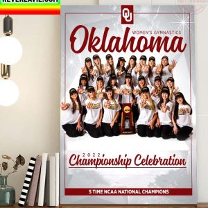 Oklahoma Women’s Gymnastics 2022 Championship Celebration Home Decor Poster Canvas