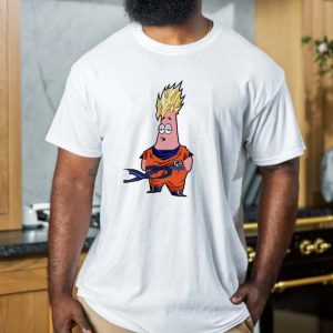 Patrick ball z spongebob goku dragon ball z funny t-shirt