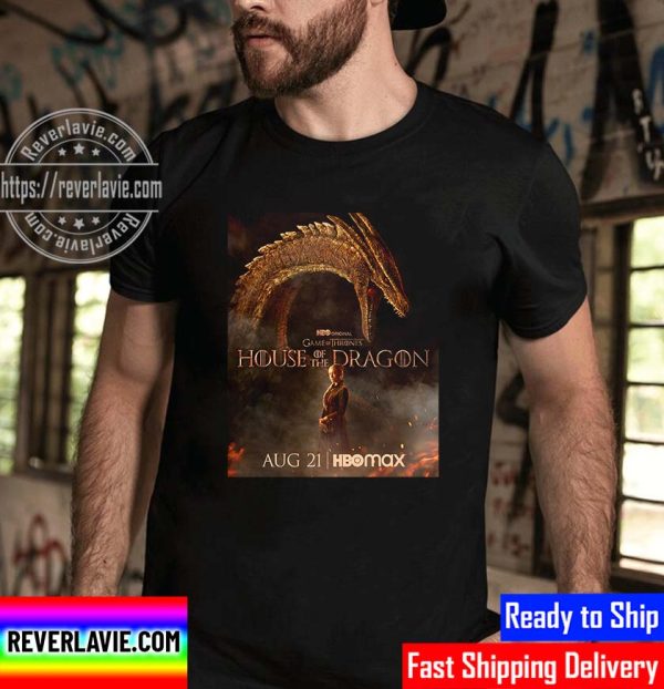 Queen Rhaenyra Targaryen and Syrax House of The Dragon Unisex T-Shirt