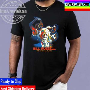 RIP Bill Russell 1934 – 2022 GOAT Tribute Essential Classic T-Shirt