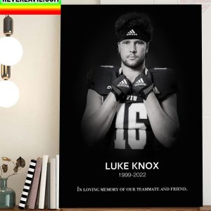 RIP Luke Knox 1999 2022 Thank You For The Memories Home Decor Poster Canvas