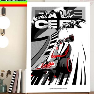 Race Week 2022 Belgium GP F1 Spa Francorchamps Home Decor Poster Canvas