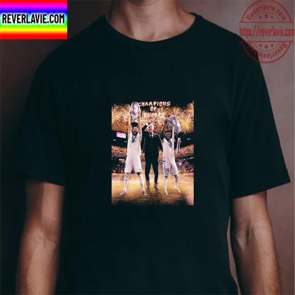 Real Madrid Champions Of Europe Unisex T-Shirt