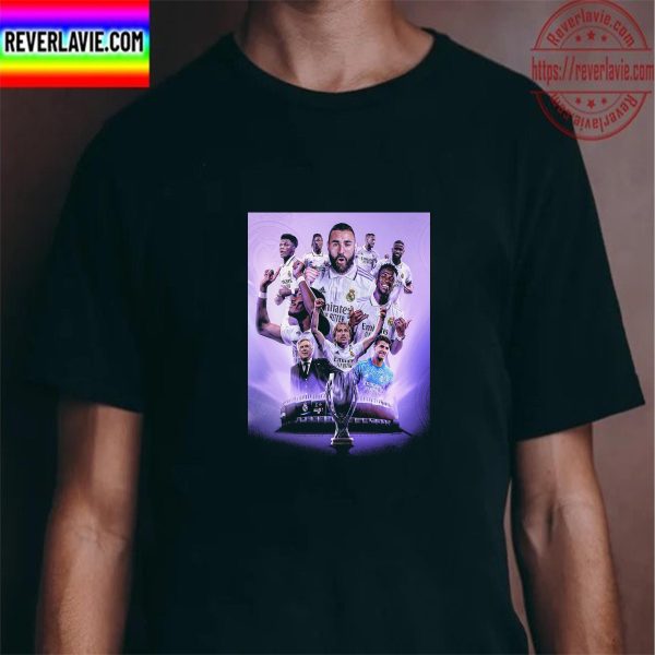 Real Madrid Win The 2022 UEFA Super Cup Unisex T-Shirt