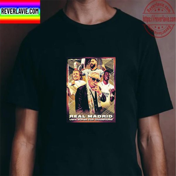 Real Madrid are UEFA Super Cup Champions Unisex T-Shirt