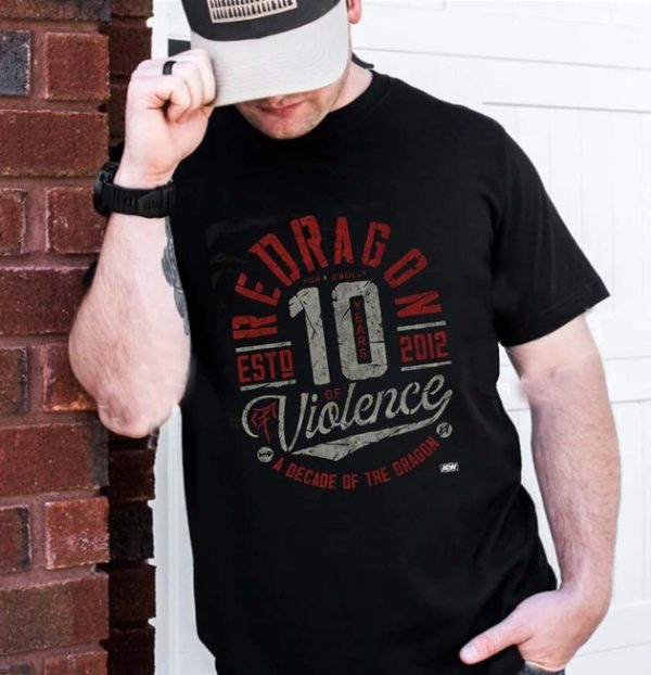 Redragon 10 Years Of Violence AEW  T-shirt