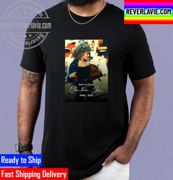 Rest In Peace Olivia Newton John 1948 2022 Unisex T-Shirt