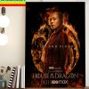 Queen Rhaenyra Targaryen and Syrax House of The Dragon Home Decor Poster Canvas
