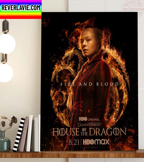 Rhaenyra Targaryen House Of The Dragon Home Decor Poster Canvas