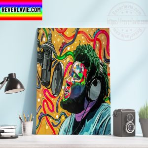 Rod Wave Album Beautiful Mind Home Decor Poster Canvas