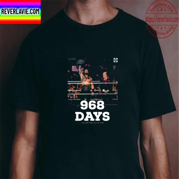 Roman Reigns 968 Days Was Last Pinned by Baron Corbin Unisex T-Shirt