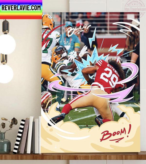 San Francisco 49ers BOOM Goes The Dynamite Home Decor Poster Canvas