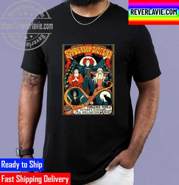 Sanderson Sisters Vintage Tour Poster Halloween Unisex T-Shirt