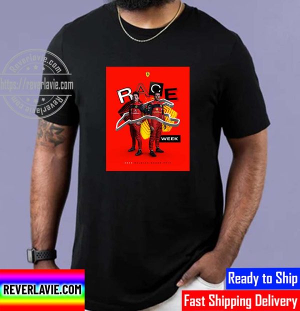 Scuderia Ferrari F1 2022 Belgium GP Spa Francorchamps Unisex T-Shirt