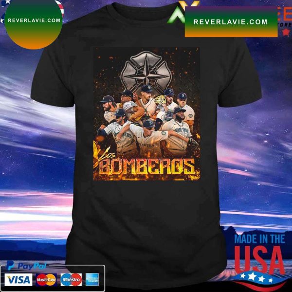 Seattle Mariners Baseball Los Bomberos T-shirt