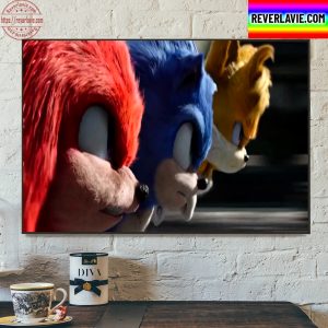Sonic 3 Sonic the Hedgehog New Poster Movie Home Decor Poster Canvas