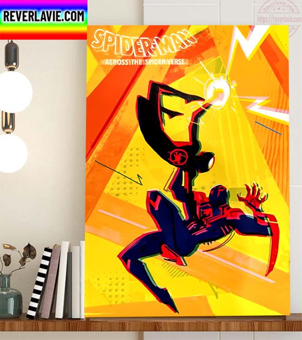 Spider Man Across The Spider Verse First Poster Fan Art Home Decor Poster Canvas