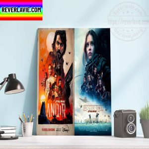 Star Wars Andor x Rogue One Official Poster Home Decor Poster Canvas
