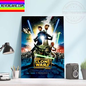 Star Wars The Clone Wars Home Decor Poster Canvas