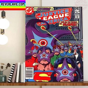 Starro vs Justice League America In DC Comics Home Decor Poster Canvas