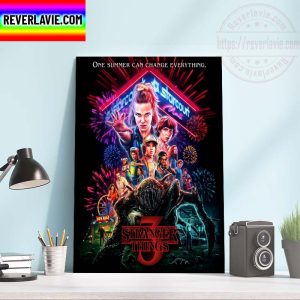 Stranger Things 3 Poster Movie Home Decor Poster Canvas