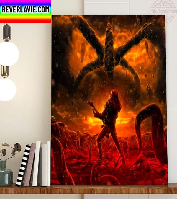 Stranger Things 4 Eddie Munson Is Legend Home Decor Poster Canvas