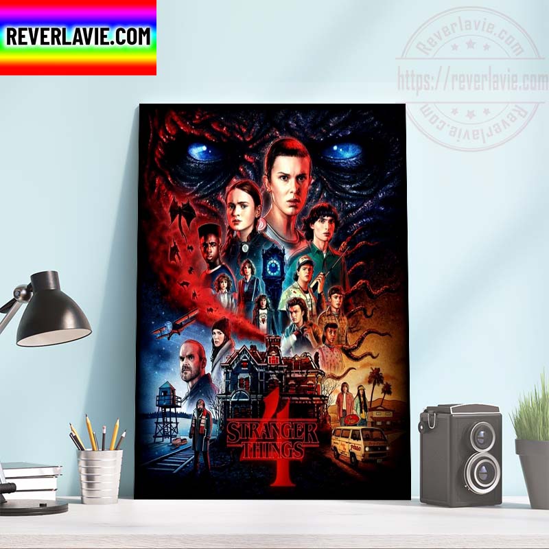 Stranger Things 4 Poster Movie Home Decor Poster Canvas Stranger Things 4 Poster Movie Home Decor Poster Canvas
