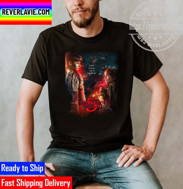 Stranger Things 5 Every Ending Has A Beginning Unisex T-Shirt