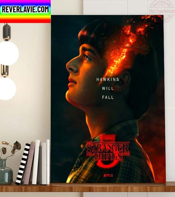 Stranger Things 5 Hawkins Will Fall New Poster Movie Home Decor Poster Canvas