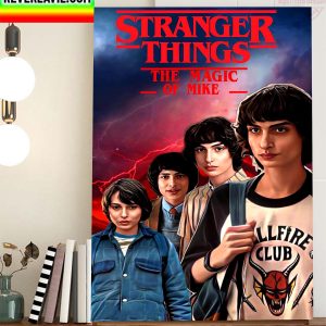 Stranger Things The Magic Of Mike Home Decor Poster Canvas