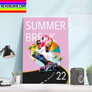 Summer Break Art By Mercedes-AMG PETRONAS F1 Team Home Decor Poster Canvas