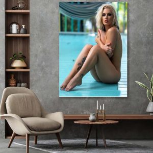 TONI STORM Beautiful Nude Body AEW Poster Canvas
