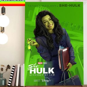 Tatiana Maslany Is She Hulk Marvel Studios Home Decor Poster Canvas