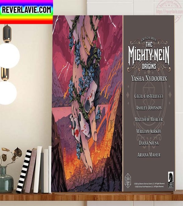 The Mighty Nein Origins Yasha Nydoorin In Dark Horse Comics Home Decor Poster Canvas