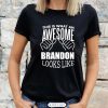 Let’s Go Brandon Trump American Flag Sunglasses Unisex T-Shirt