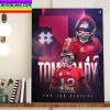 Tom Brady Tampa Bay Buccaneers In The NFL Top 100 Home Decor Poster Canvas