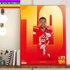 Top 10 Players NFL In The 2022 NFL Top 100 Home Decor Poster Canvas