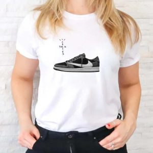 Travis Scott x Air Jordan Low OG Black Phantom Unisex T-shirt