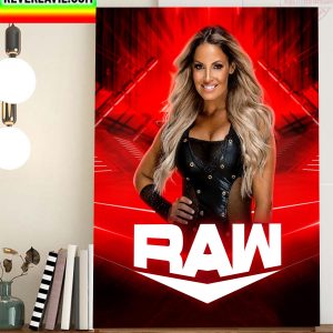Trish Stratus Returns To WWE RAW Home Decor Poster Canvas
